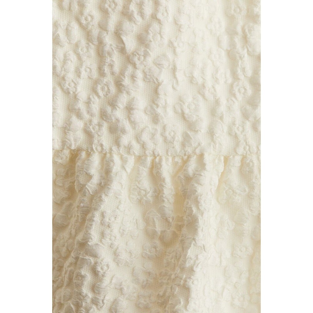 H&M Girls Jacquard-weave Tiered Dress Sz 8/9